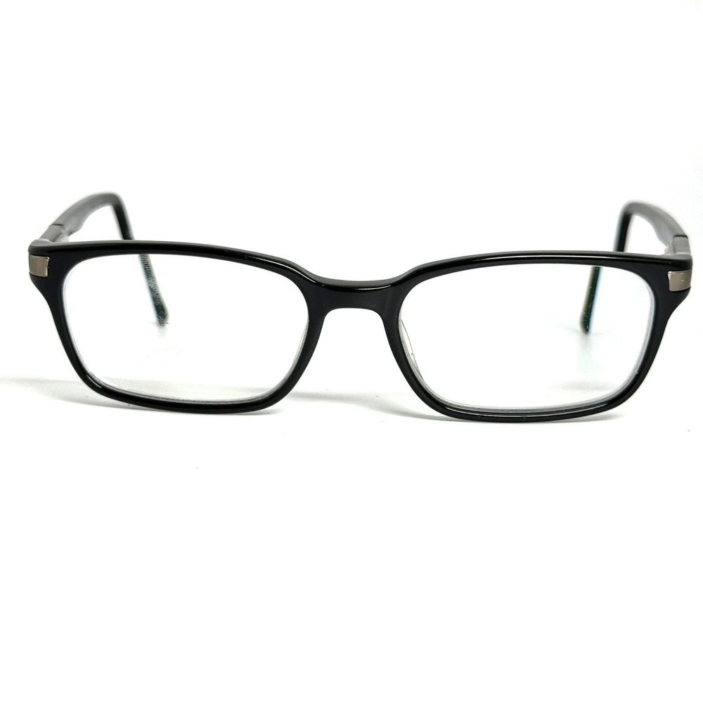 Cole Haan CH238 Black Eyeglass Frames 52-17-135 Rectangular Glasses 24585